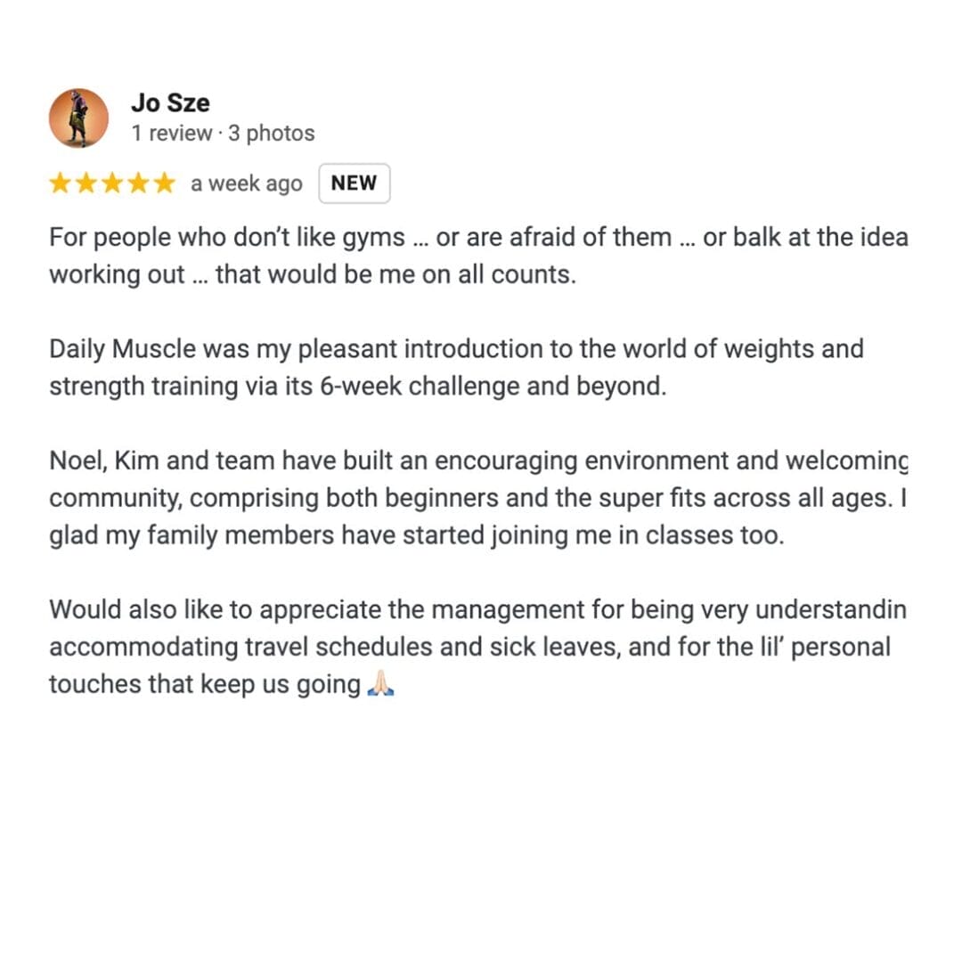 DailyMuscle LightHouse testimonial 6